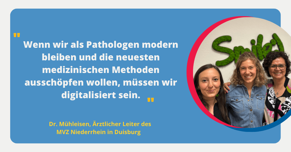 TELEMIS & DUISBURG, ein Pathologie-Institut digitalisieren? Das Beispiel des MVZ Niederrhein in Duisburg.